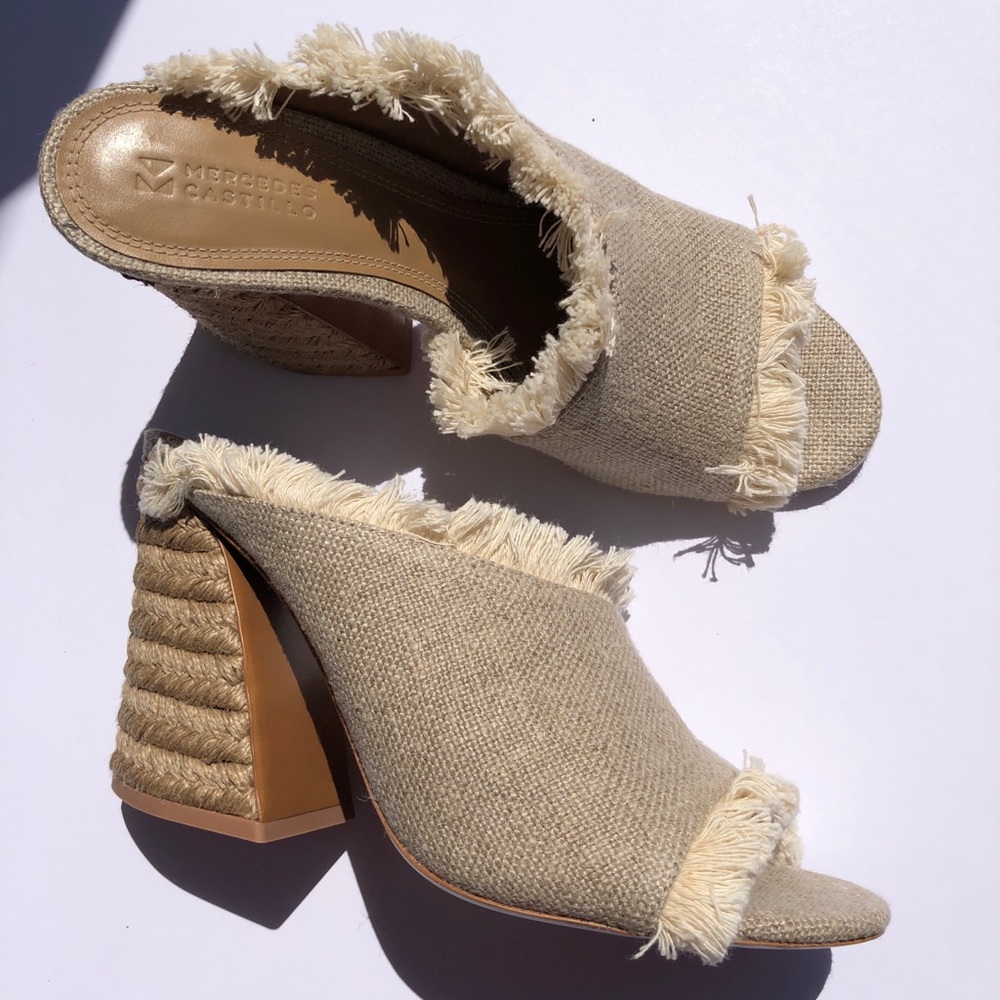 NEW MERCEDES CASTILLO HEELS